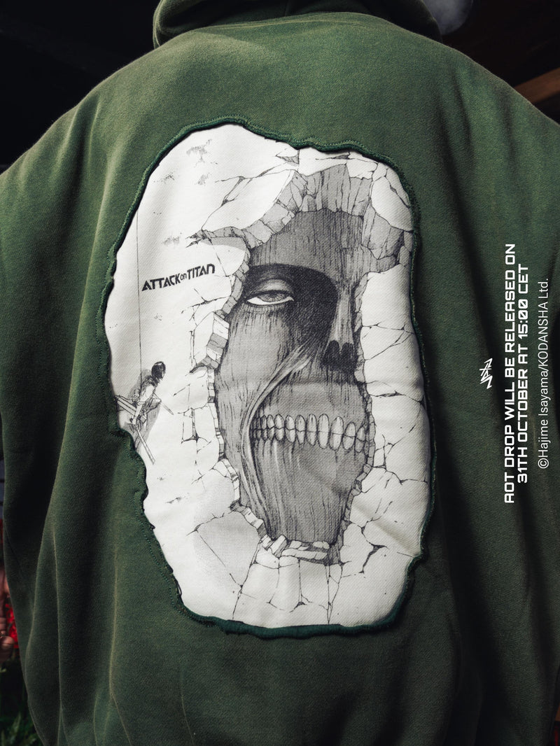 PRE-ORDER: AOT HOODIE GREEN