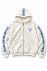PRE-ORDER: AANG ZIPPER WHITE/BLUE