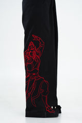PRE-ORDER: ZUKO BLACK/RED JEANS
