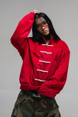 PRE-ORDER: RED SUEDE JACKET