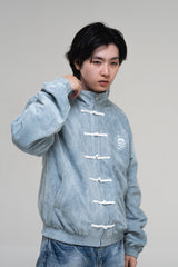 PRE-ORDER: KORRA BLUE SUEDE JACKET