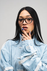 PRE-ORDER: KILLUA JACKET SUEDE BLUE
