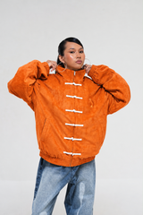 PRE-ORDER: ORANGE SUEDE JACKET