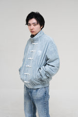 PRE-ORDER: KORRA BLUE SUEDE JACKET