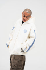 PRE-ORDER: AANG ZIPPER WHITE/BLUE
