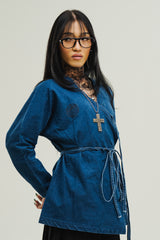 PRE-ORDER: WATER WRAP DENIM JACKET