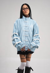 PRE-ORDER: KILLUA JACKET SUEDE BLUE