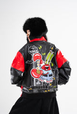 PRE-ORDER: MR. KRABS LEATHER JACKET