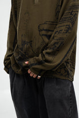 PRE-ORDER: DARK GREEN LONGSLEEVE