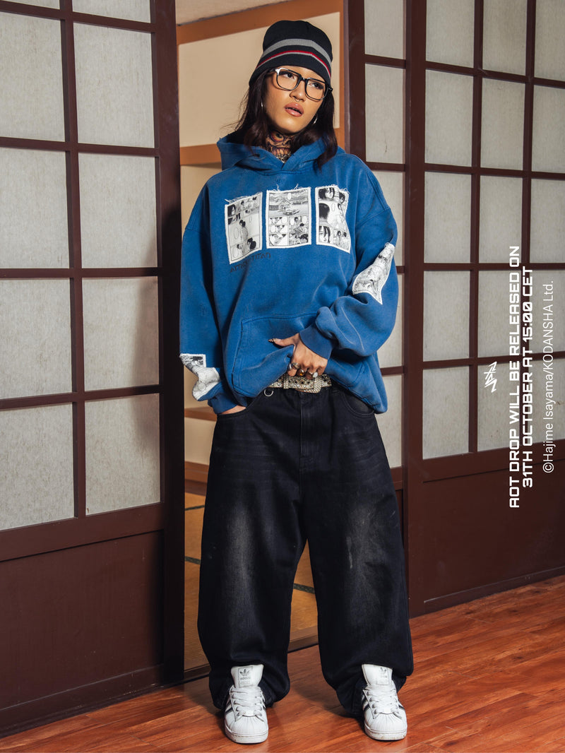 PRE-ORDER: AOT HOODIE BLUE