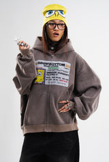 PRE-ORDER: SPONGEBOB ZIPPER GREY
