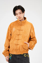 PRE-ORDER: ORANGE SUEDE JACKET