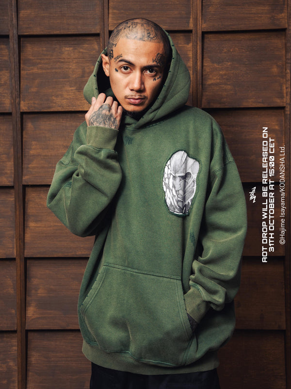 PRE-ORDER: AOT HOODIE GREEN