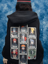 WANTED AKATSUKI ZIPPER