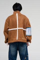 PRE-ORDER: BROWN FAUX FUR KORRA JACET