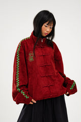 PRE-ORDER: RED SUEDE JACKET