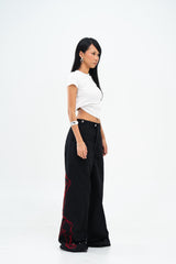 PRE-ORDER: ZUKO BLACK/RED JEANS