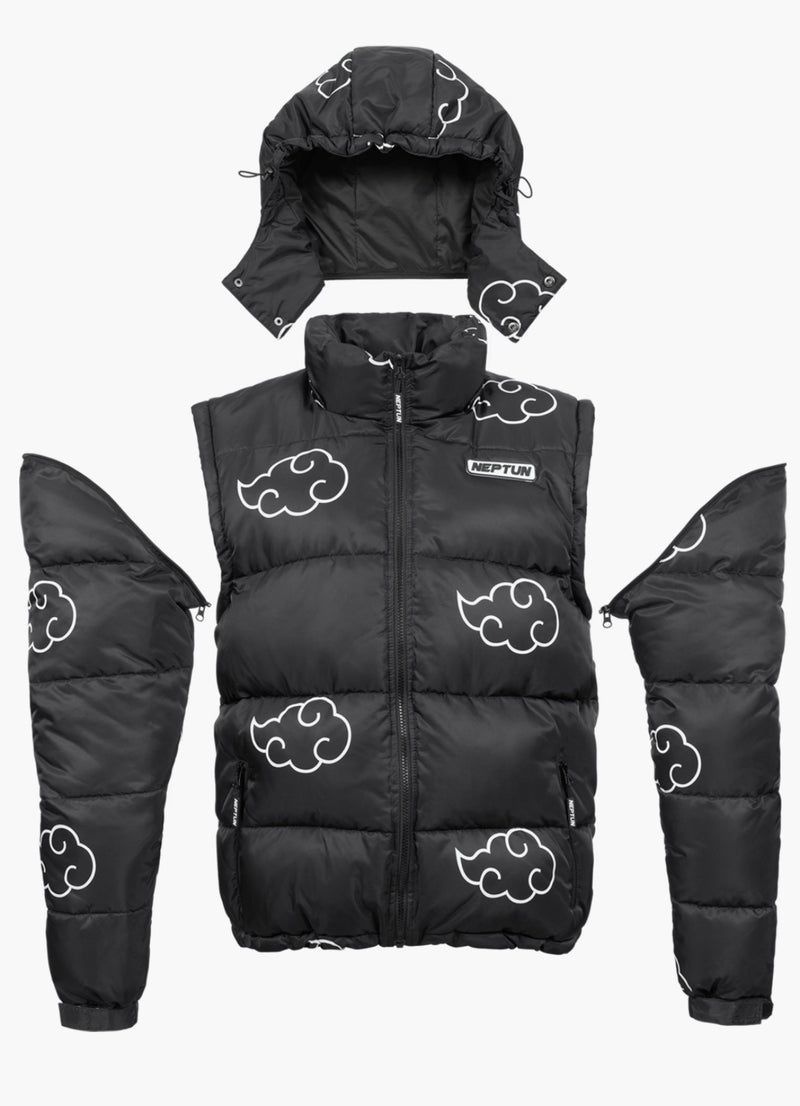 WHITE PUFFER JACKET