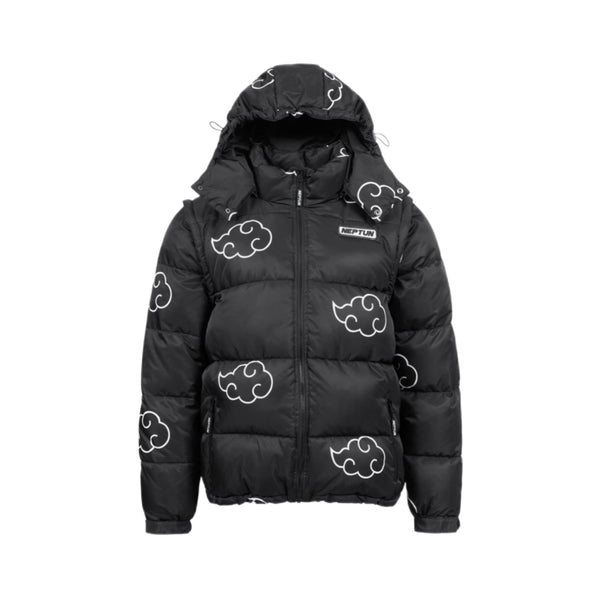 Akatsuki Puffer Jacket Weise Wolken